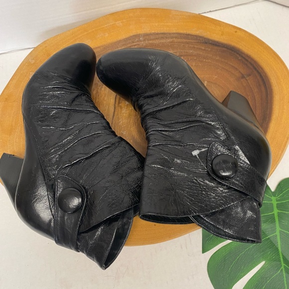 Miz Mooz TWEEZER Heeled Leather Ankle Booties - Picture 6 of 12